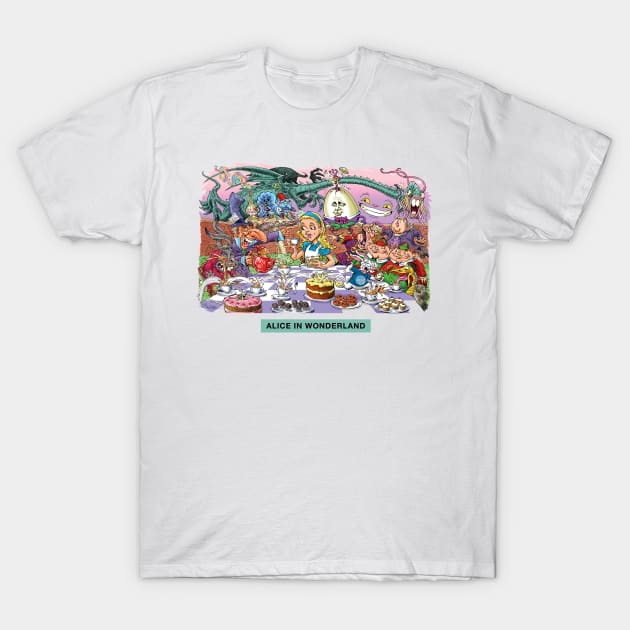 Alice in Wonderland T-Shirt by PLAYDIGITAL2020